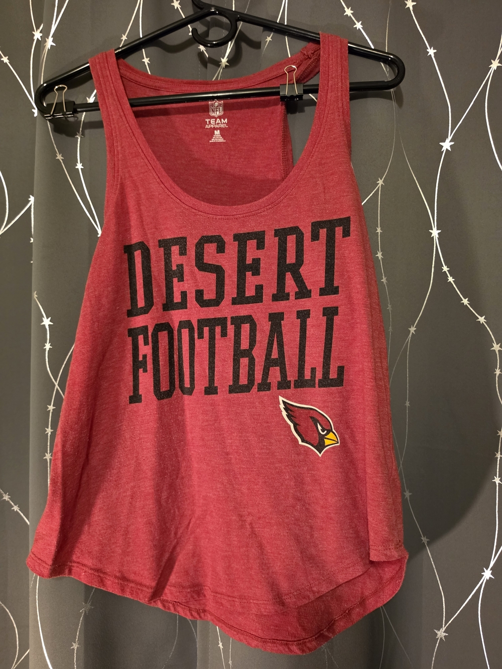 Team Apparel Red Arizona Cardinals Desert Football Tank Top